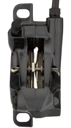 Shimano Deore BR-M6120 Ab 2021 4-Kolben VR Incl. Normalem Bremshebel -Fahrrad Zone Shimano Bremssattel Deore BR M6120 2021 4 Kolben schwarz D 03S Resin E BRM6120MPRX 4550170615734b