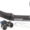 Shimano Adapter HR Postmount Bremse Auf IS-2000 Befestigung Mit 203mm Scheibe SM-MA-R203P/S -Fahrrad Zone Shimano Scheibenbremsadapter hinten IS 2000 Postmount 203mm I SMMAR203PSA