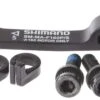 Shimano Adapter VR Postmount Bremse Auf IS-2000 Befestigung Mit 160mm Scheibe SM-MA-F160P/S 2 Shimano Adapter VR Postmount Bremse Auf IS-2000 Befestigung Mit 160mm Scheibe SM-MA-F160P/S -Fahrrad Zone Shimano Scheibenbremsadapter vorne IS 2000 Postmount 160mm I SMMAF160PSA