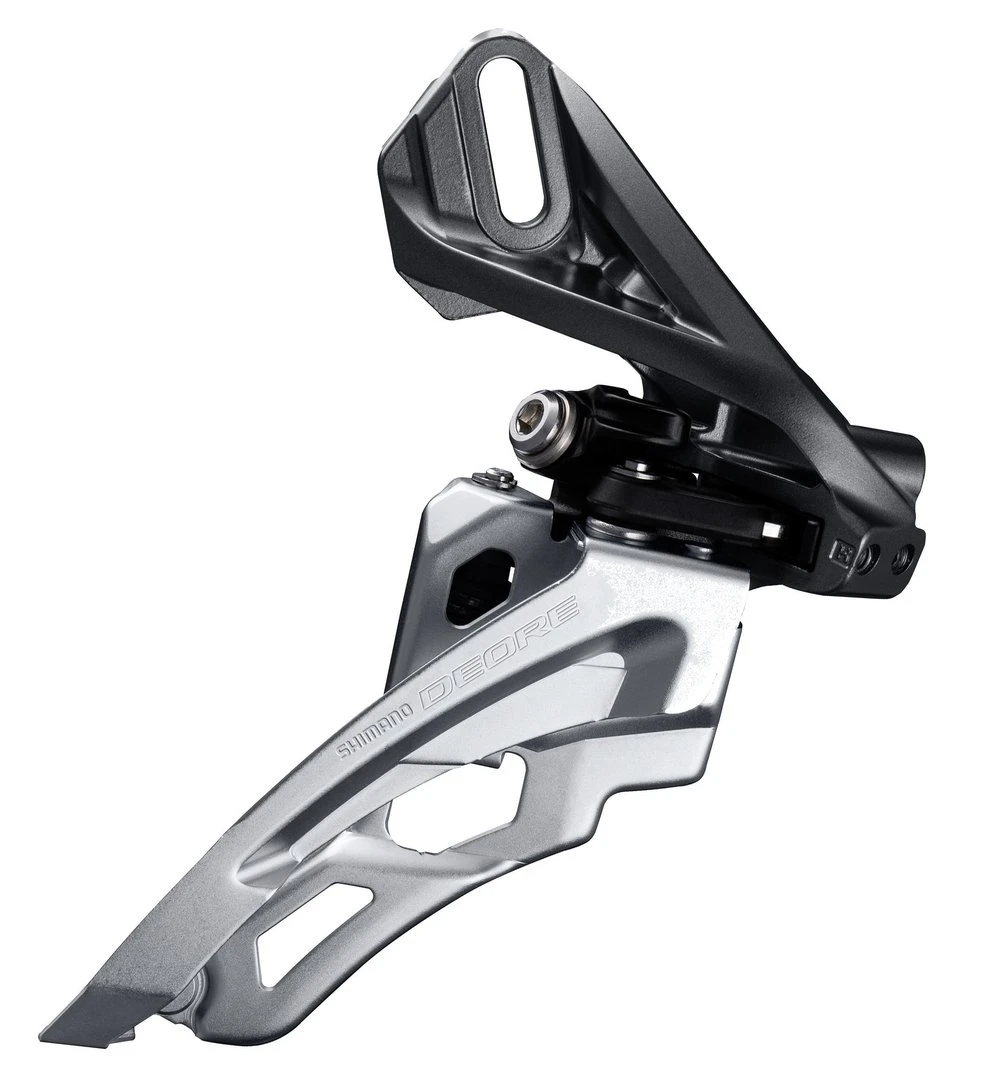 Shimano Deore FD-M6000-D Ab 2018 10x3-fach Sideswing Direct-Mount High Frontpull 66-69° Schwarz