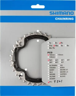 Shimano Deore Ab 2014 4-Arm 10-fach 32 Zähne AE-Type Stahl Schwarz Y-1NL98010